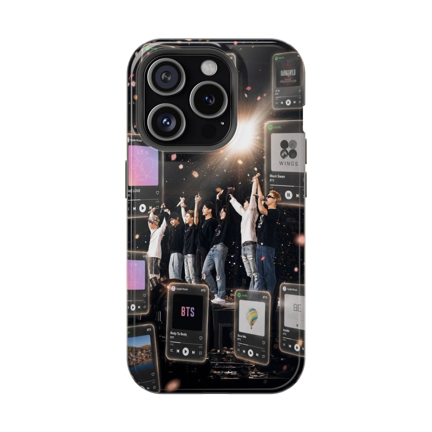 BTS Concert Memories Aesthetic iPhone Case – ARMY Music Player Edition