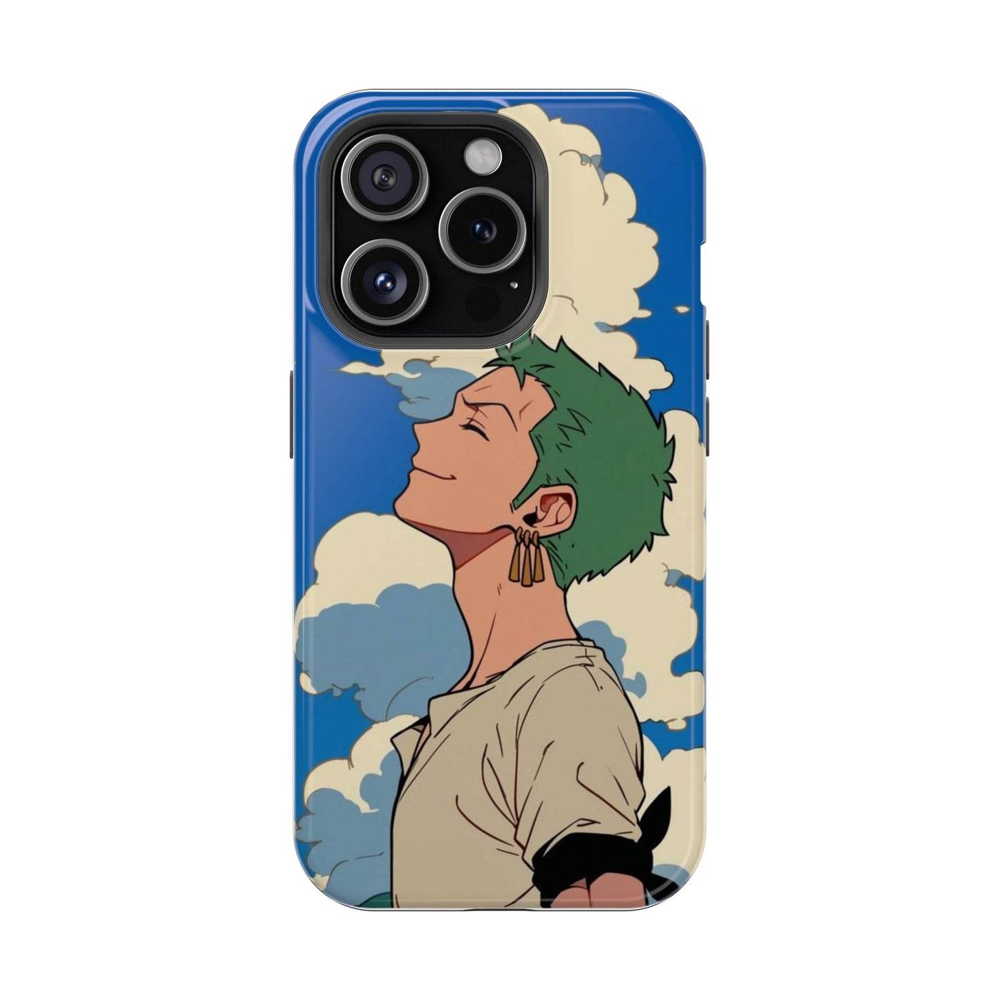 Zoro Sky Aesthetic iPhone Case – Minimal One Piece Anime Cover