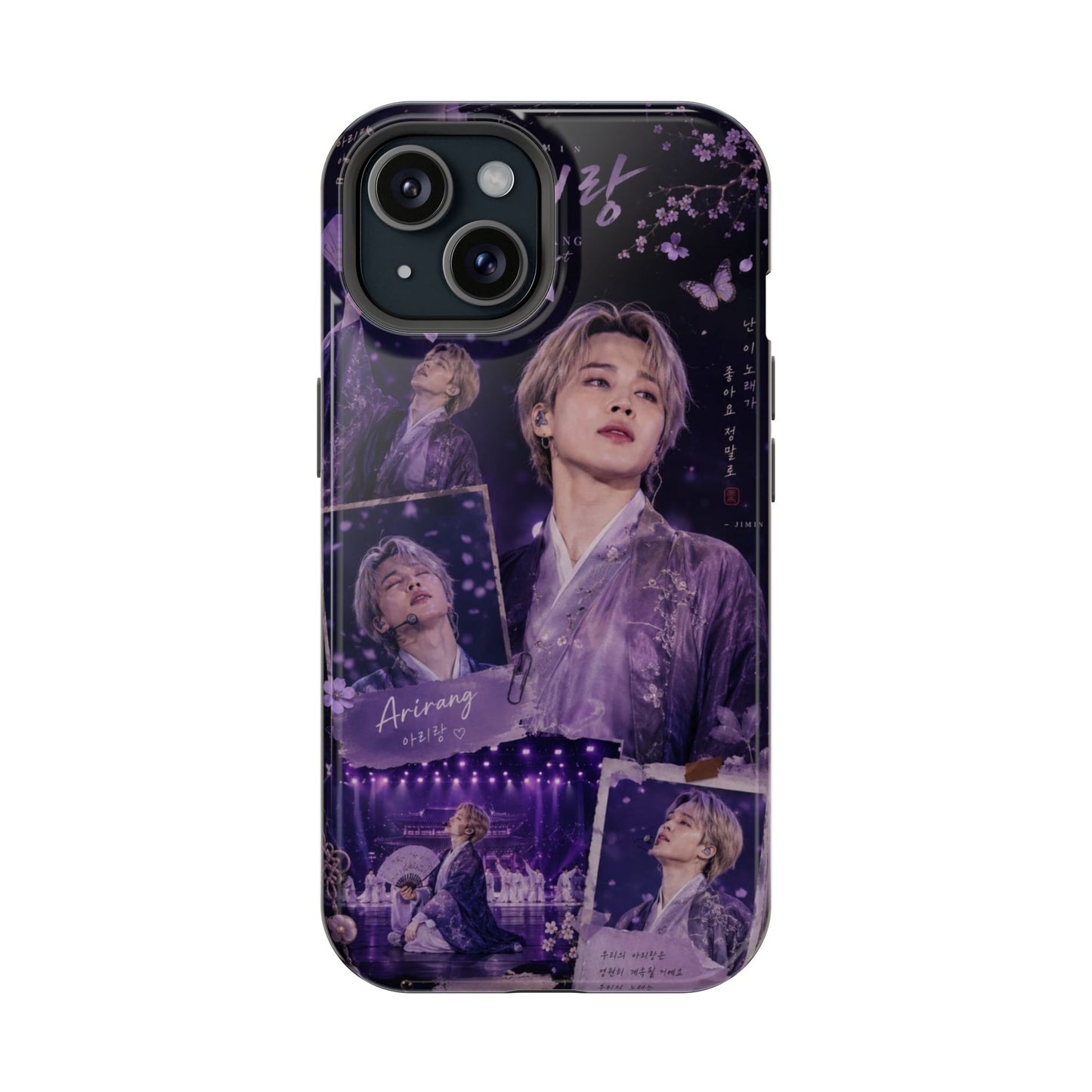 Jimin “Arirang” Purple Aesthetic Phone Case