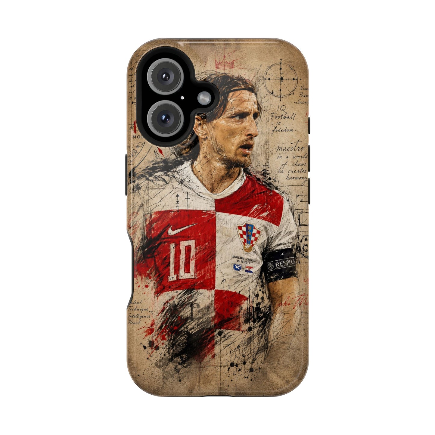 Luka Modrić Croatia Sketch Art Premium Phone Case