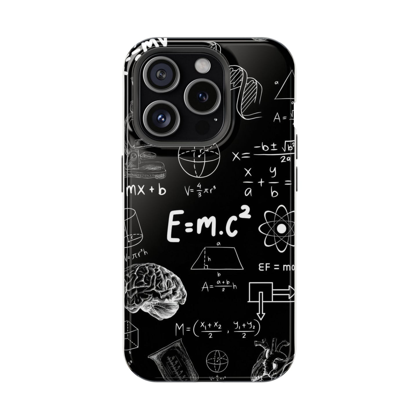 Science & Math Formula Phone Case | STEM Blackboard Aesthetic Cover