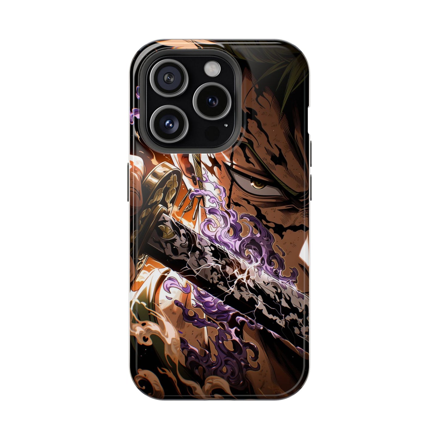 Dark Samurai Anime iPhone Case – Mystic Blade Warrior Aesthetic Cover