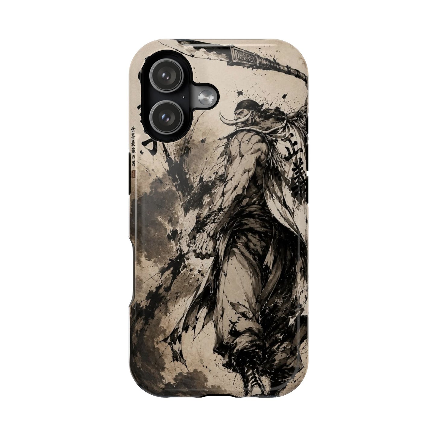 Ink Warrior Anime Phone Case | Japanese Manga Samurai Aesthetic Cover