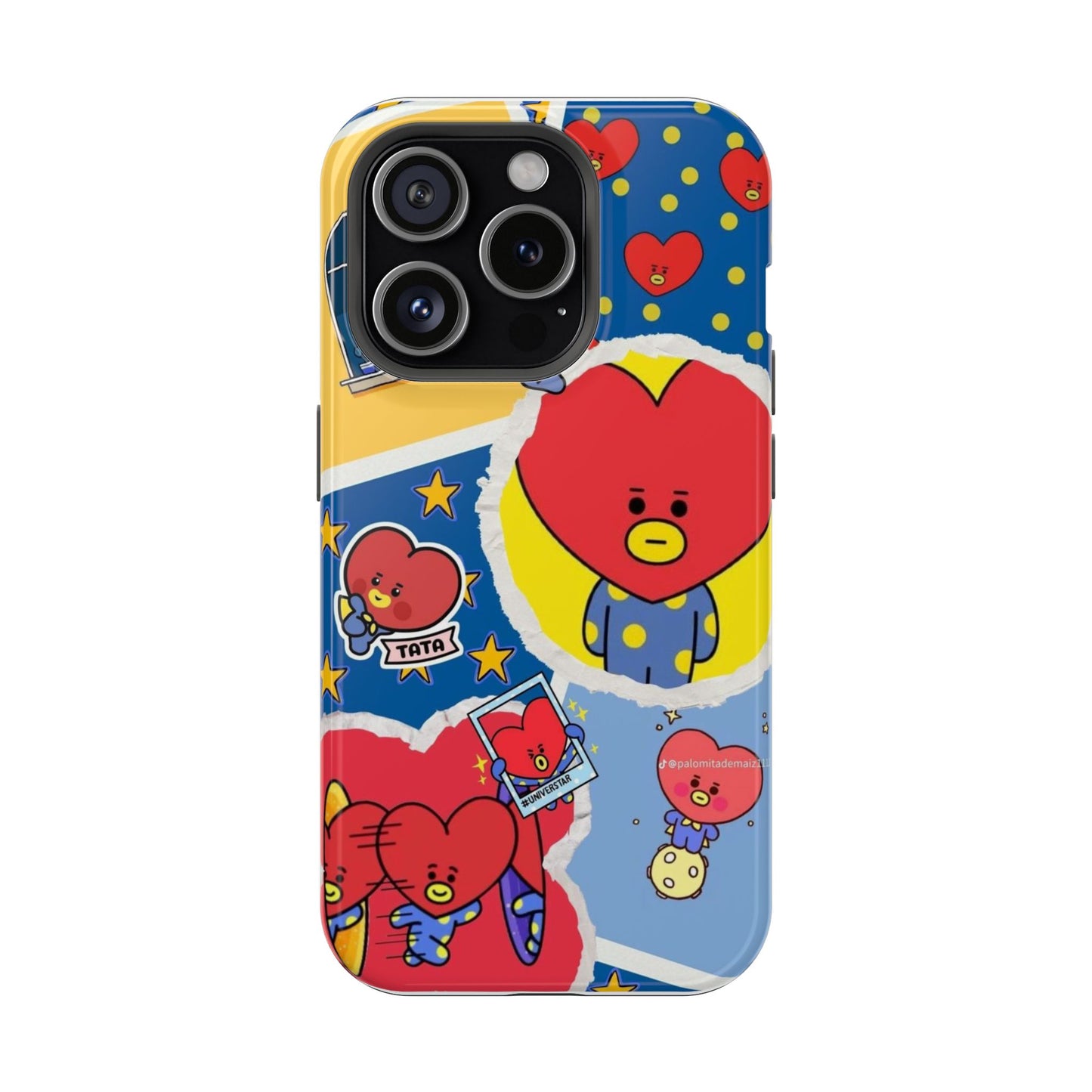 BT21 TATA Pop Art Phone Case | Cute BTS Character Cartoon Cover
