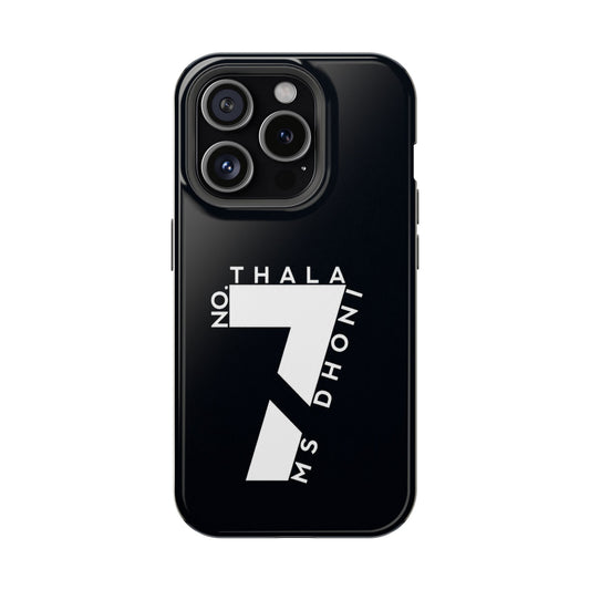 Thala No. 7 MS Dhoni iPhone Case – Minimal Legend Edition