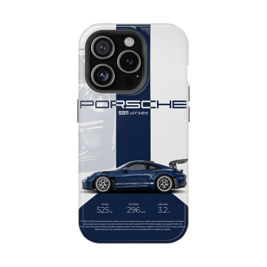 Porsche 911 GT3 RS Blueprint iPhone Case – Performance Spec Edition