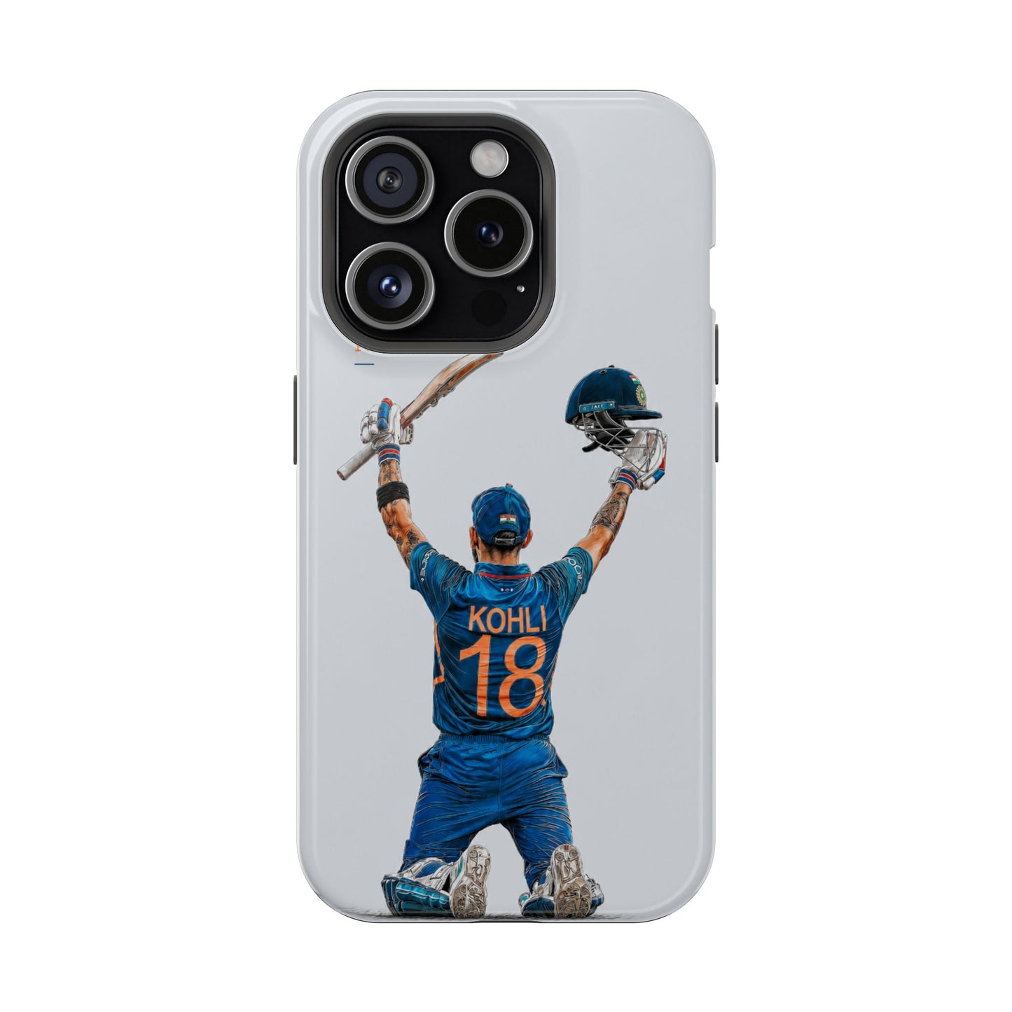 Virat Kohli No. 18 Celebration iPhone Case – King Kohli Victory Edition