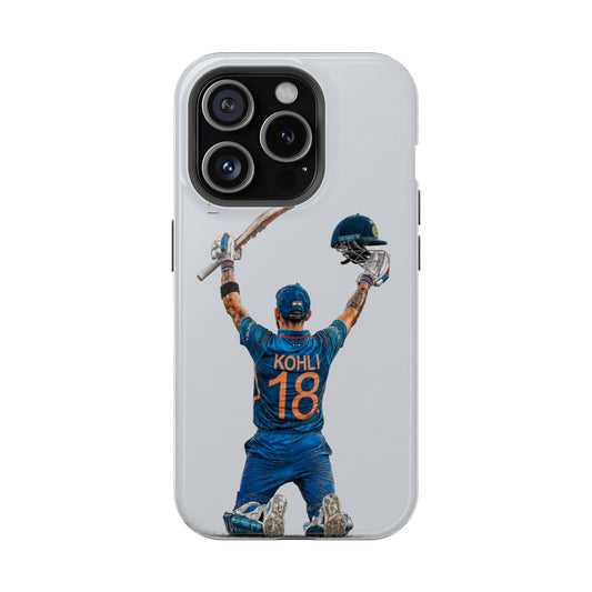 Virat Kohli No. 18 Celebration iPhone Case – King Kohli Victory Edition