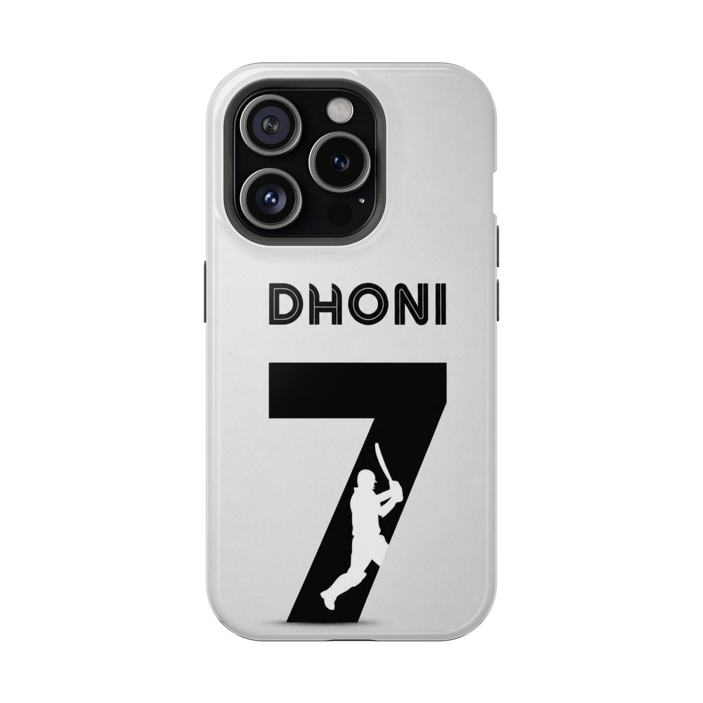MS Dhoni No. 7 Minimalist iPhone Case – Captain Cool Edition