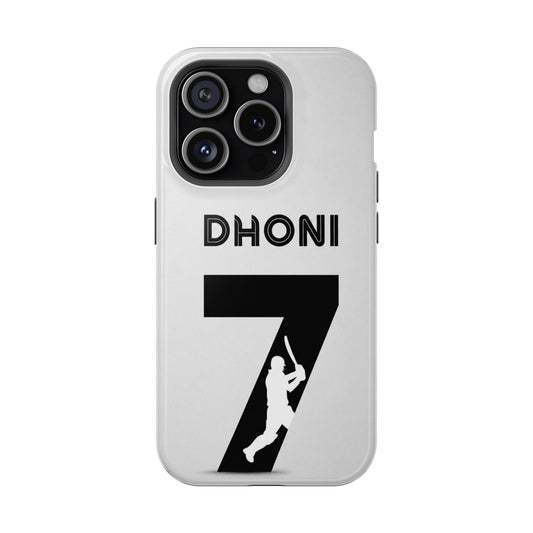 MS Dhoni No. 7 Minimalist iPhone Case – Captain Cool Edition