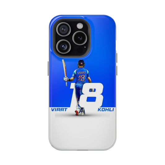 Cricket Legend No. 18 iPhone Case – Blue Edition