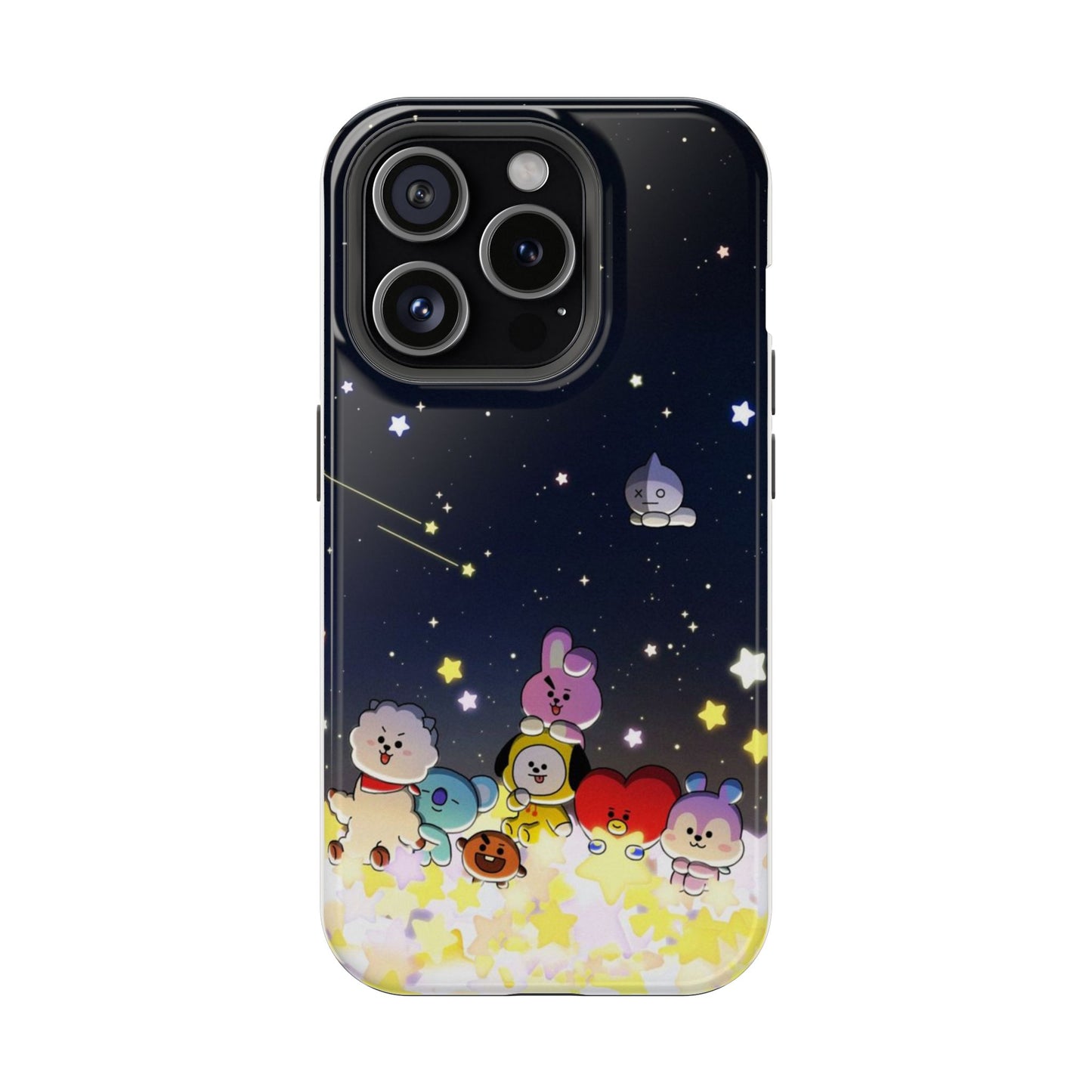 BT21 Starry Night Phone Case | Cute BTS Characters Galaxy Aesthetic Cover