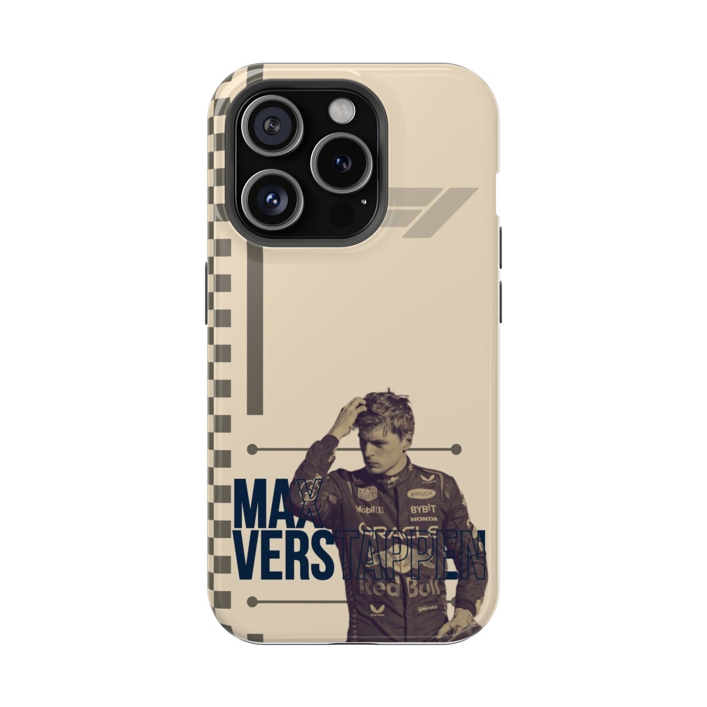 Max Verstappen Minimal Racing Phone Case – Premium Formula 1 Inspired Cover