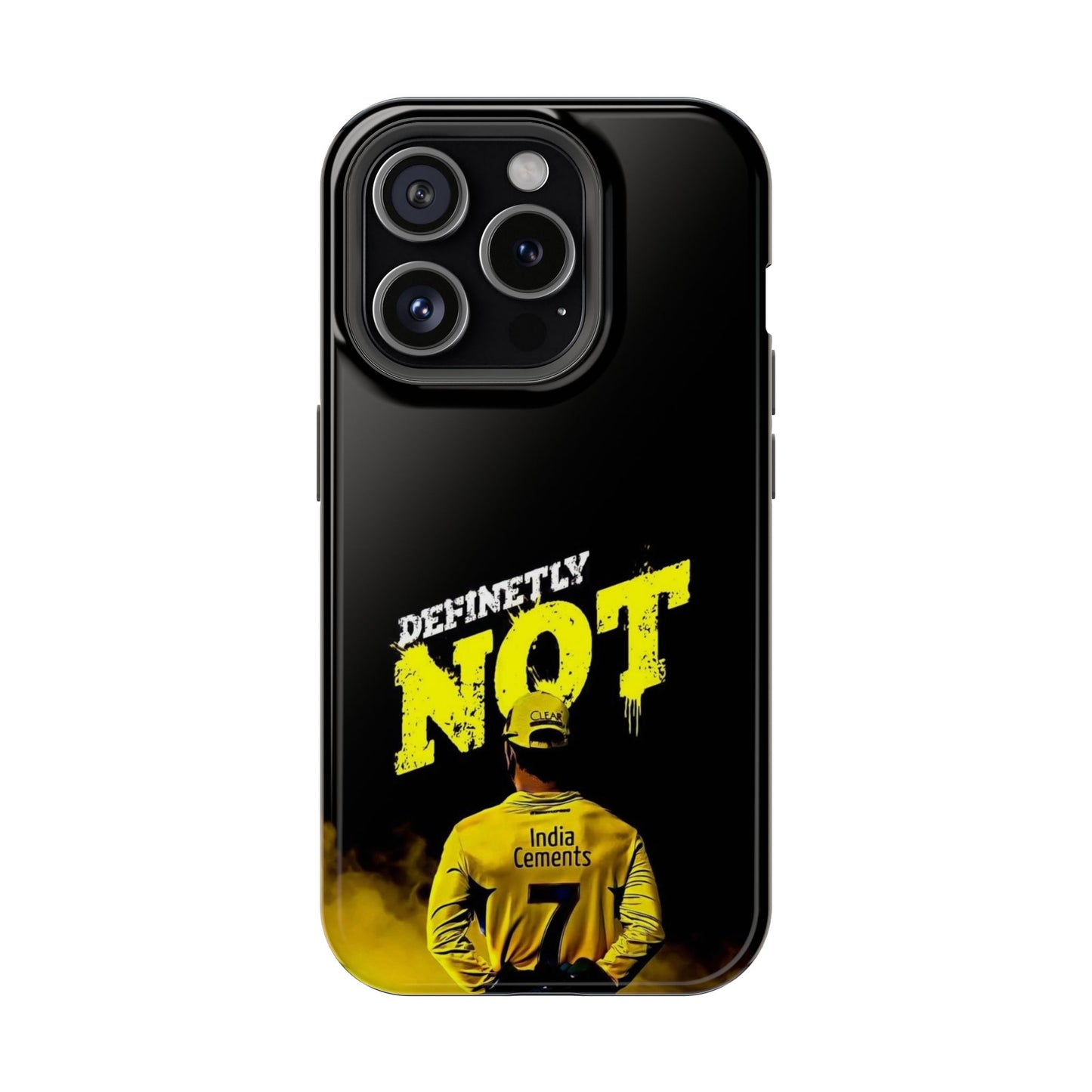 Legend No. 7 Cricket iPhone Case – Definetly Not Edition