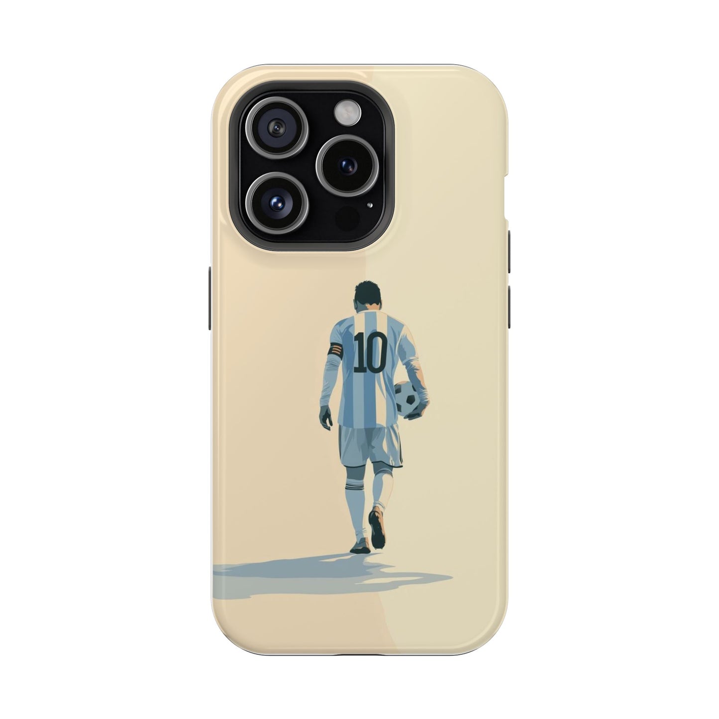 Minimalist Lionel Messi No. 10 Phone Case – Argentina Legend Edition