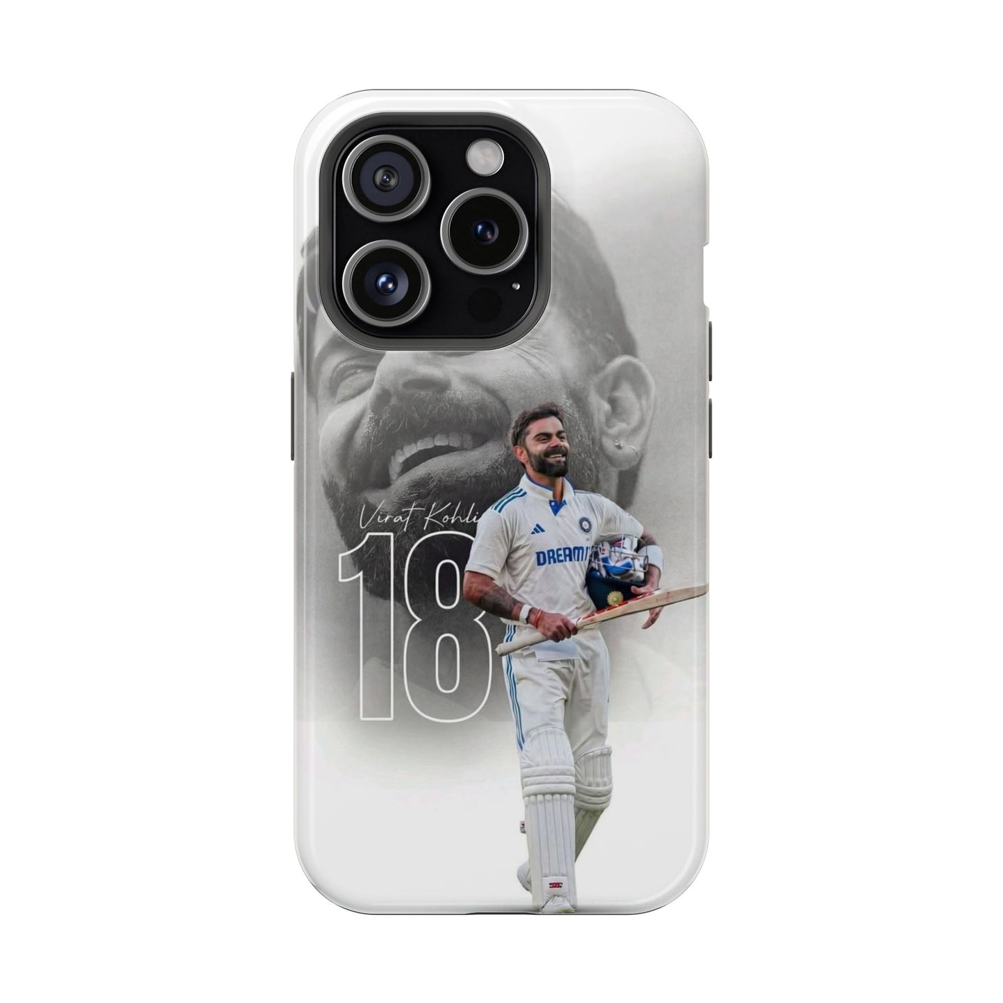 Cricket King No. 18 iPhone Case – White Legacy Edition
