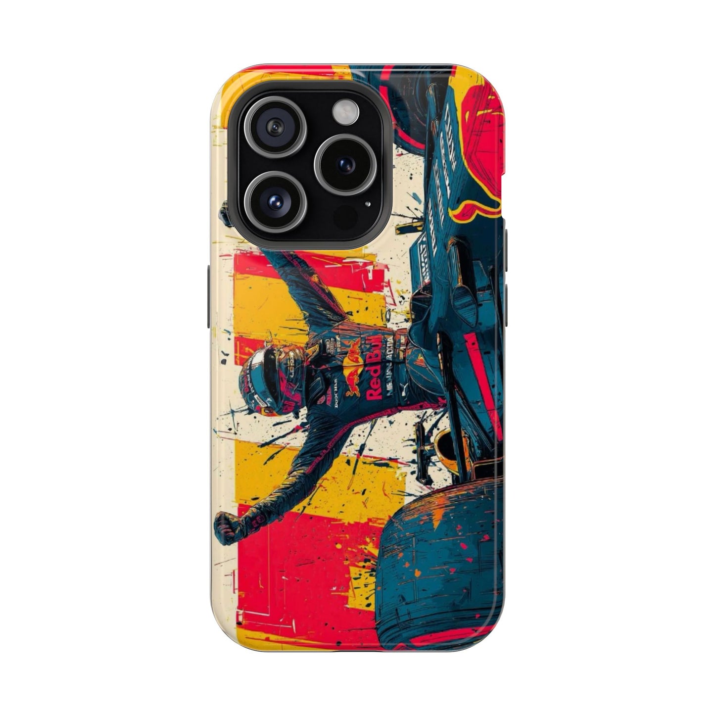 Red Bull Racing Victory Driver Phone Case | Motorsport Grunge Protective Cover