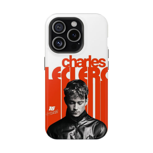 Charles Leclerc Bold Typography Phone Case – Premium Formula 1 Inspired Cover