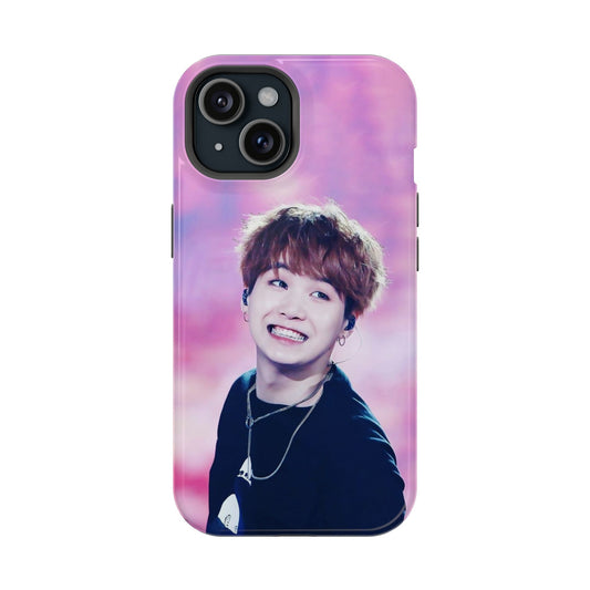 SUGA BTS Aesthetic iPhone Case – Purple Vibes Edition