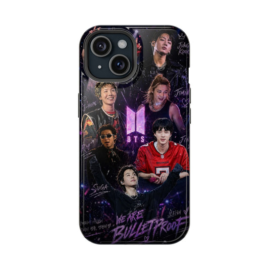 BTS OT7 Concert Aesthetic iPhone Case – We Are Bulletproof Edition