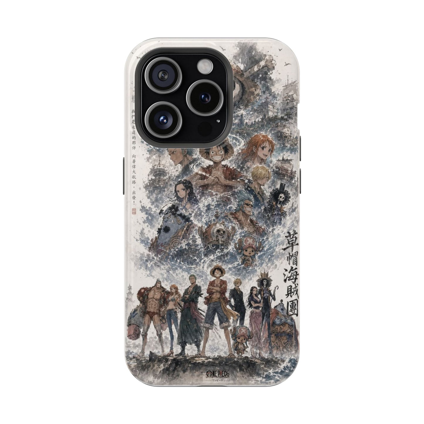 One Piece Straw Hat Crew Vintage Anime Case