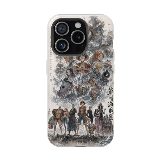One Piece Straw Hat Crew Vintage Anime Case