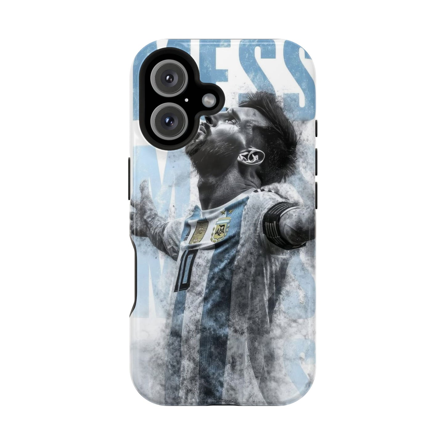 Lionel Messi Argentina Smoke Effect Phone Case | Premium GOAT Football Protective Cover