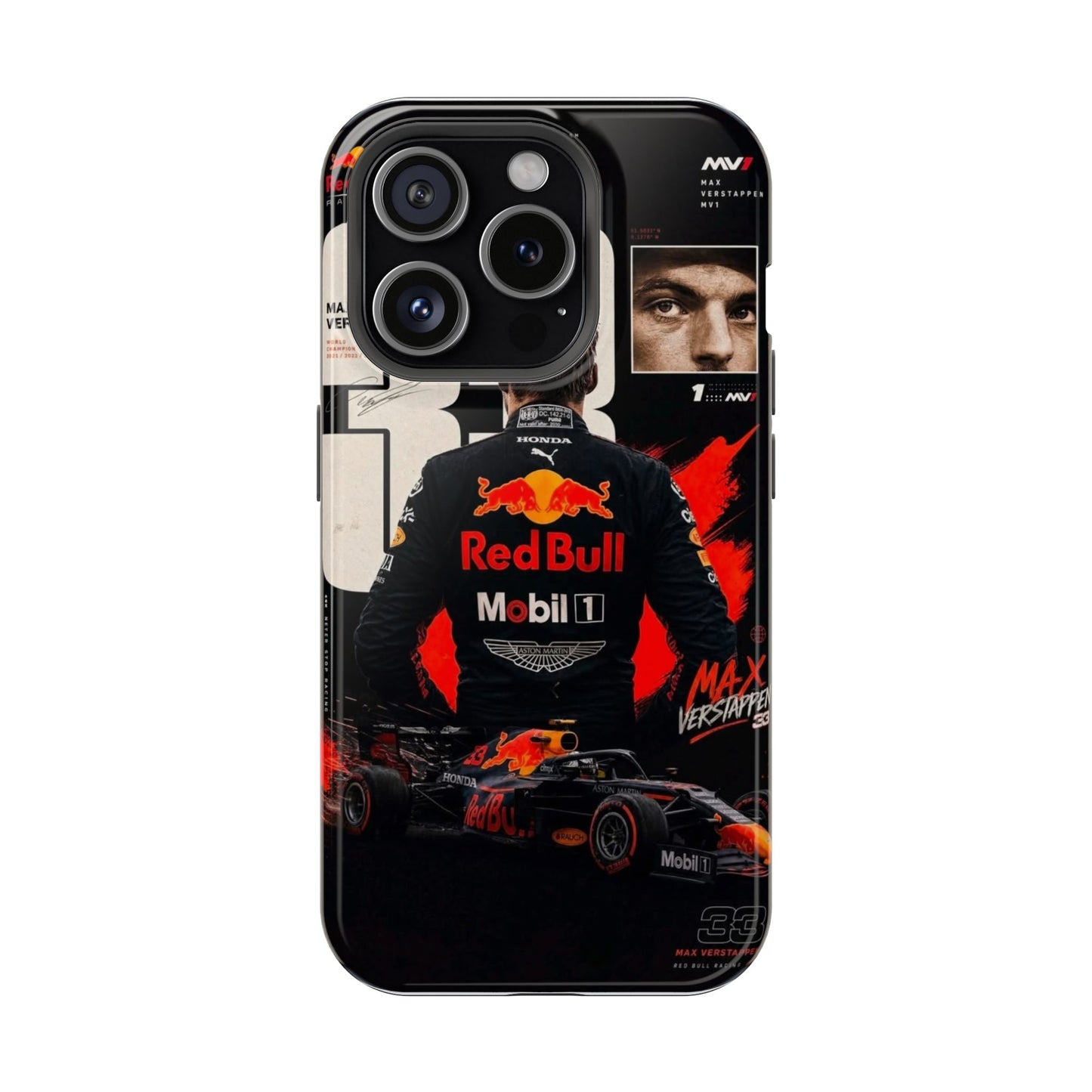 Max Verstappen F1 Champion Phone Case | Racing Edition Motorsport Cover