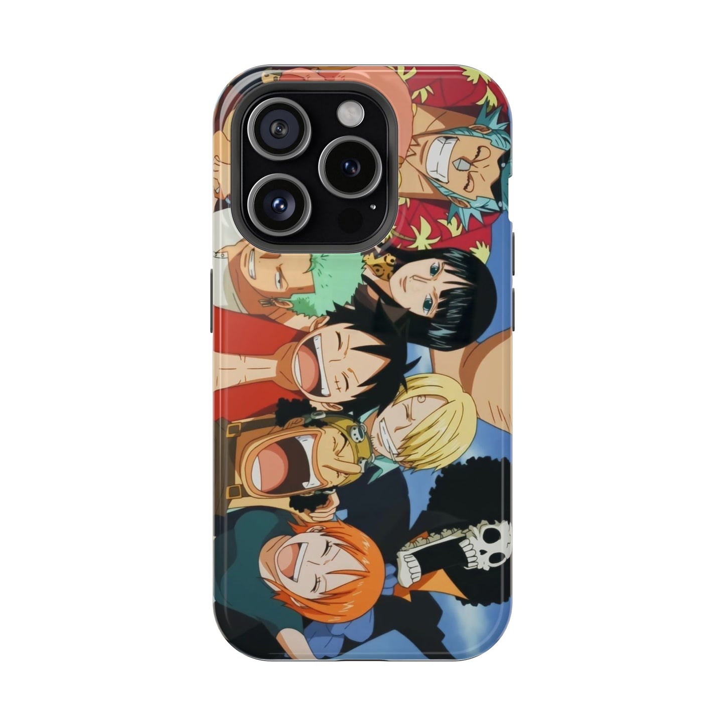 One Piece Straw Hat Crew iPhone Case – Funny Anime Friends Cover