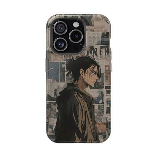 Dark Anime Manga Collage iPhone Case – Vintage Aesthetic Cover