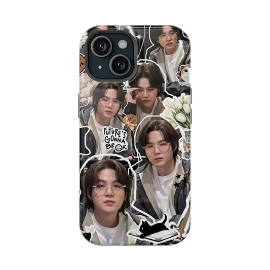 Aesthetic K-Pop Idol Collage iPhone Case – Trendy Korean Style Cover