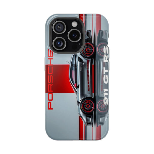 Porsche 911 GT RS Performance iPhone Case – Racing Silver Edition