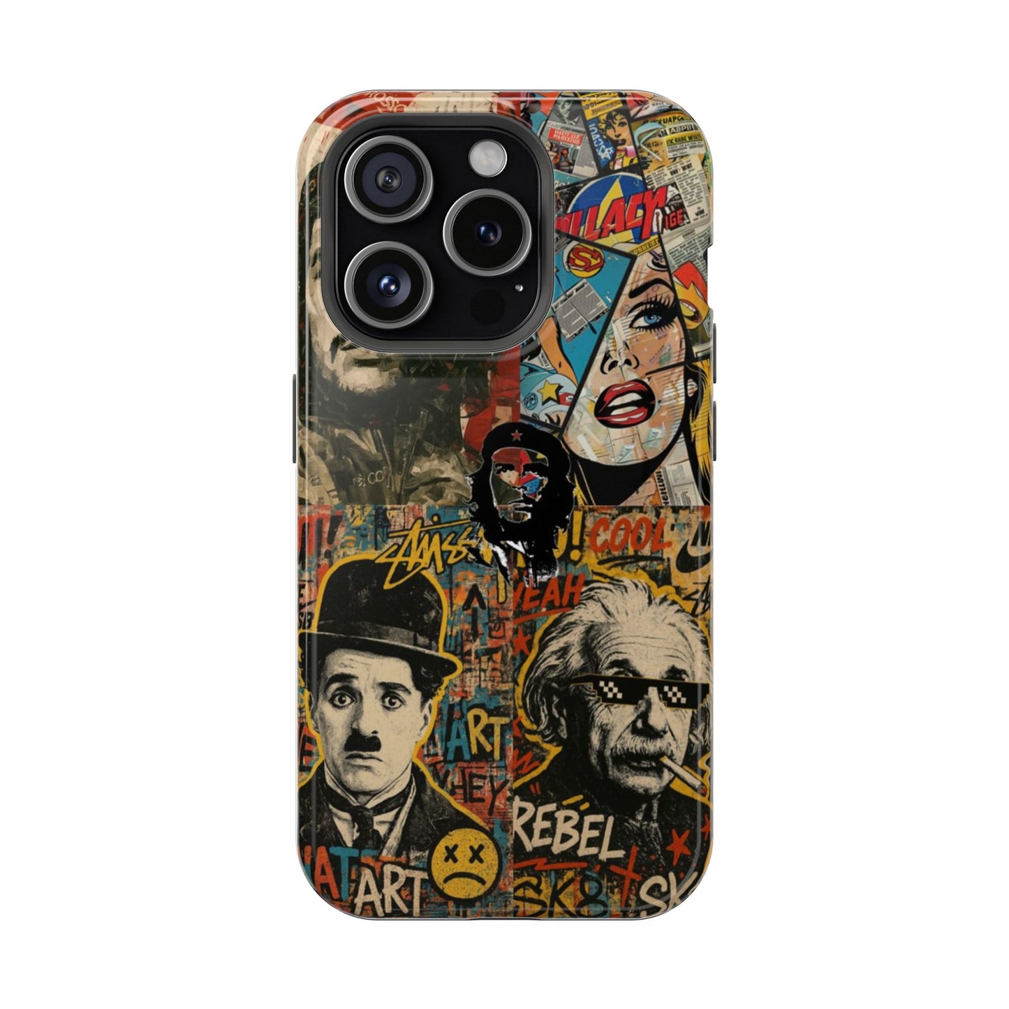 Vintage Pop Art Icons Collage Phone Case
