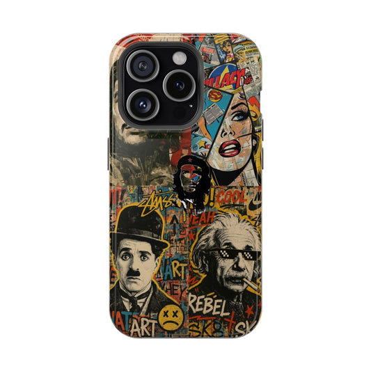 Vintage Pop Art Icons Collage Phone Case