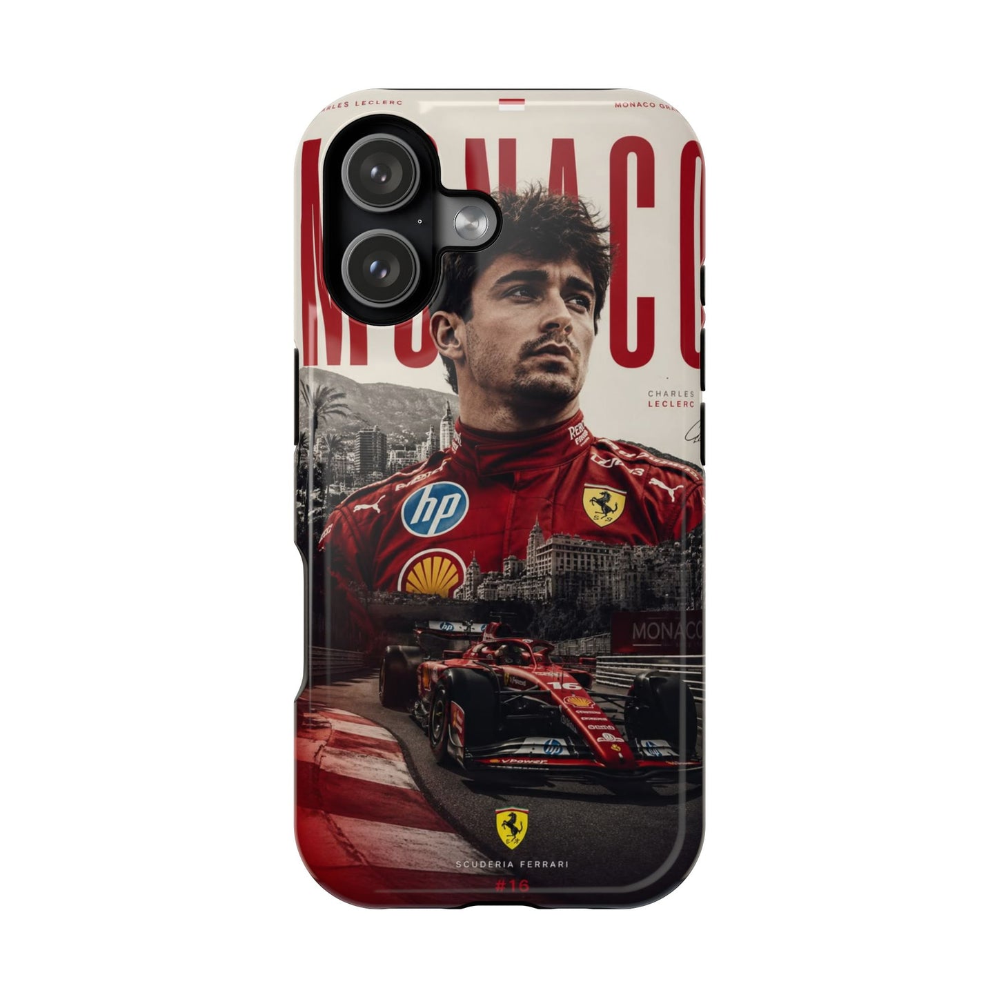 Monaco Glory Charles Leclerc Ferrari F1 Phone Case