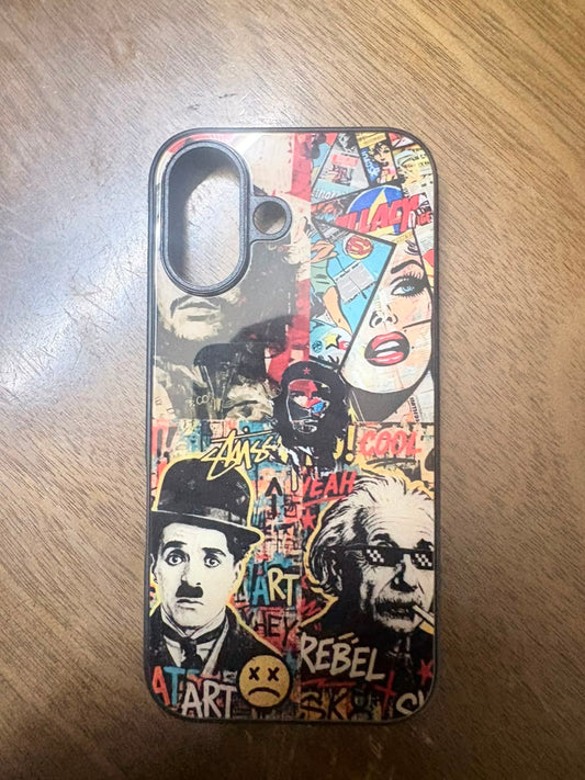 Vintage Pop Art Icons Collage Phone Case